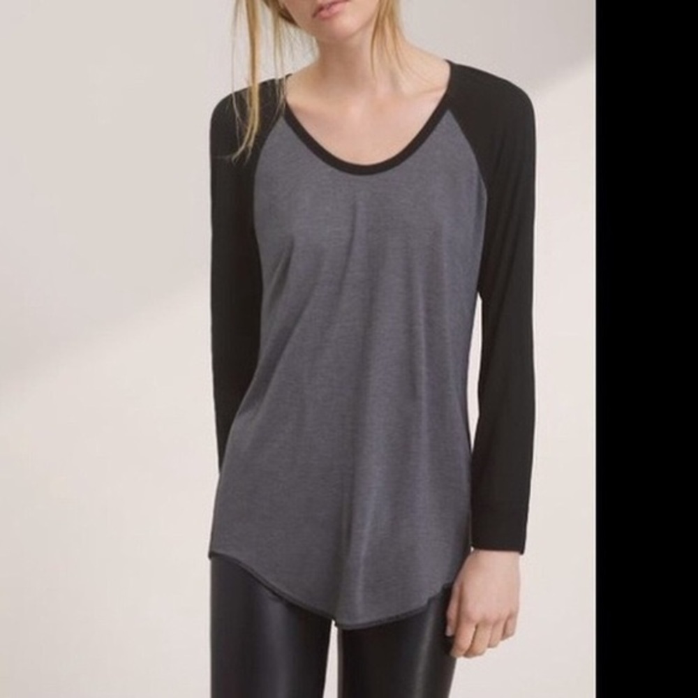 Aritzia Wilfred Free Color Block Baseball Tee XS